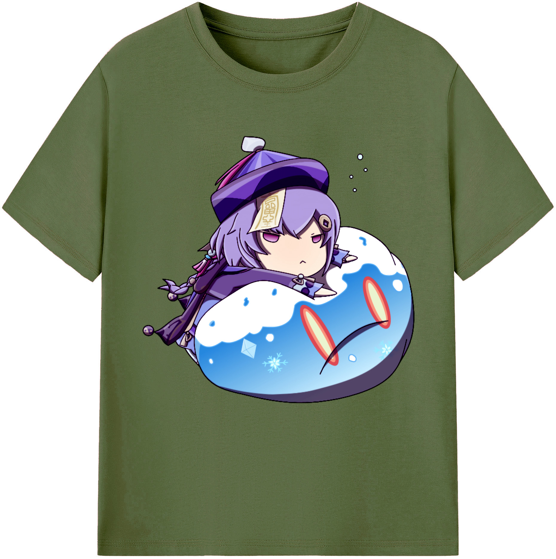 げんし神 七七 なな  genshin Nana 綿100％半袖Tシャツ（フロントプリント）